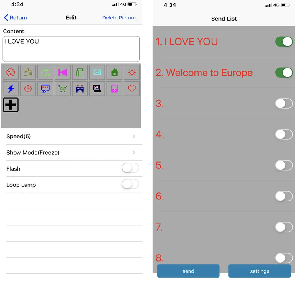 Insignia digital led - programable