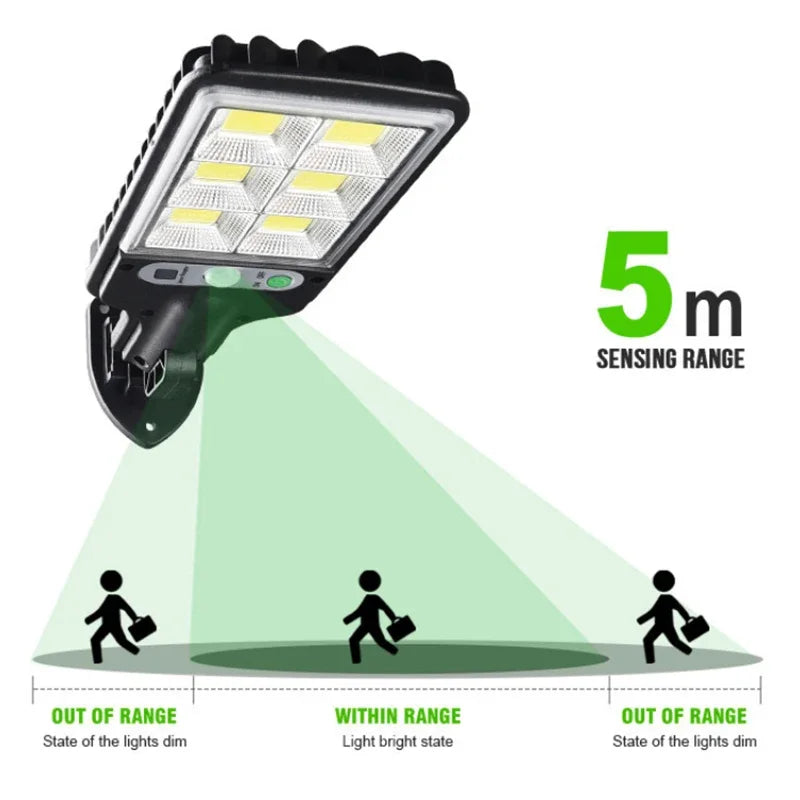Lámpara Solar LED - Detección de movimiento