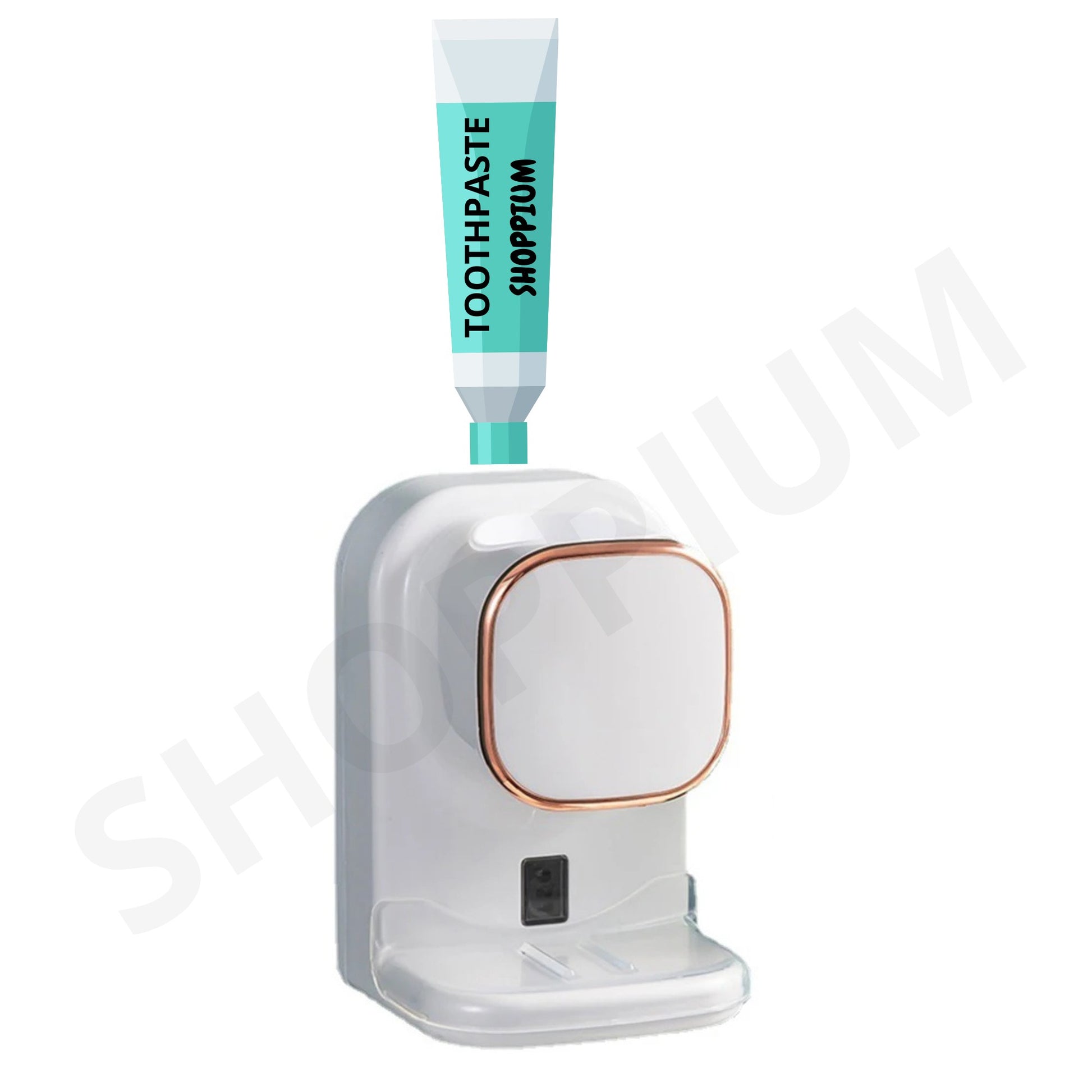 Dispensador automático USB de pasta de dientes en pared