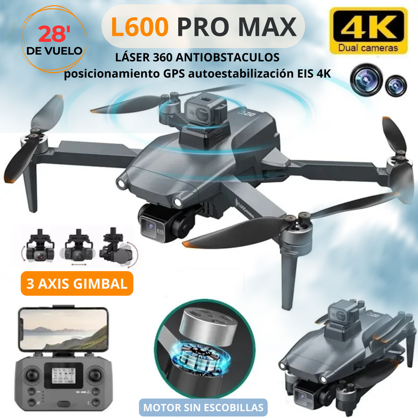 DRON L600 PRO MAX