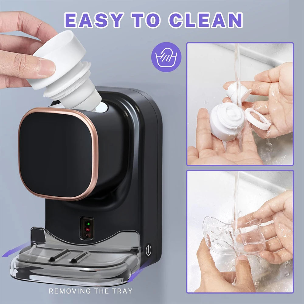 Dispensador automático USB de pasta de dientes en pared