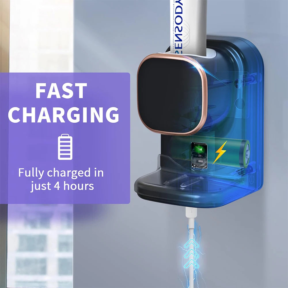 Dispensador automático USB de pasta de dientes en pared