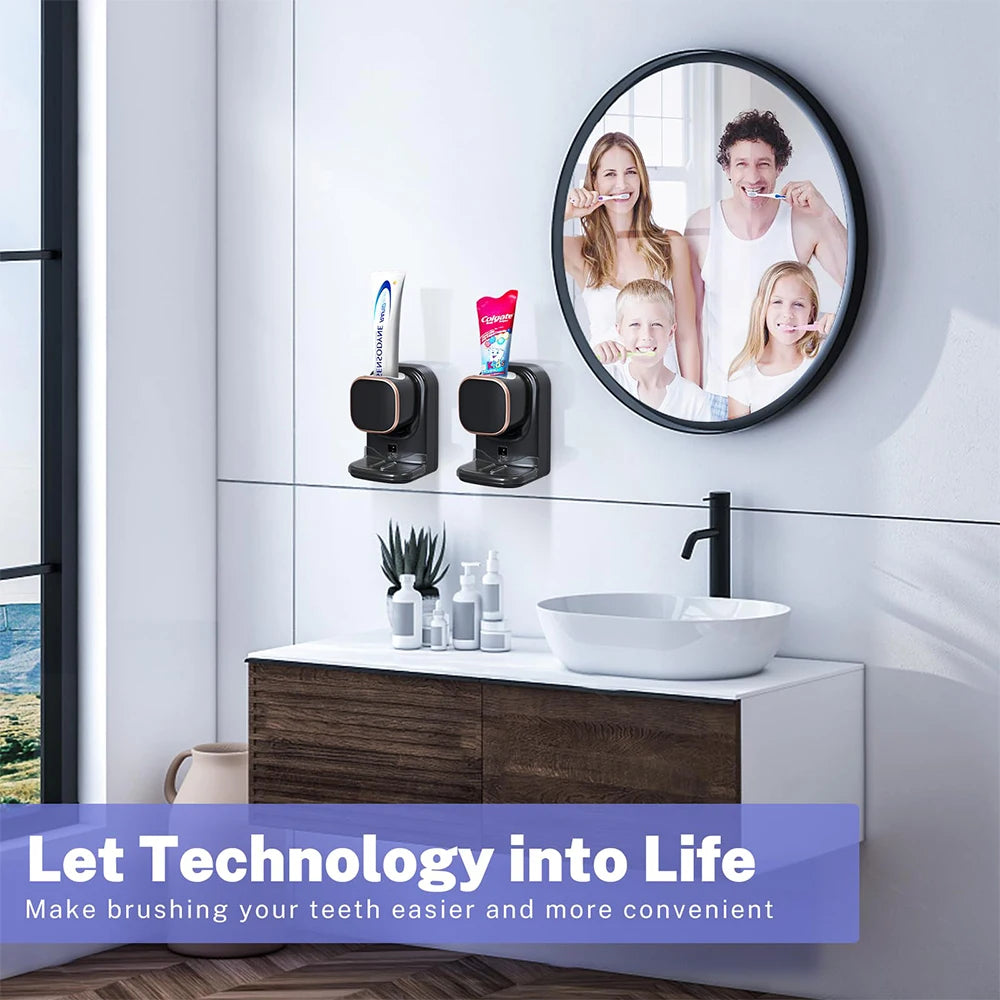 Dispensador automático USB de pasta de dientes en pared