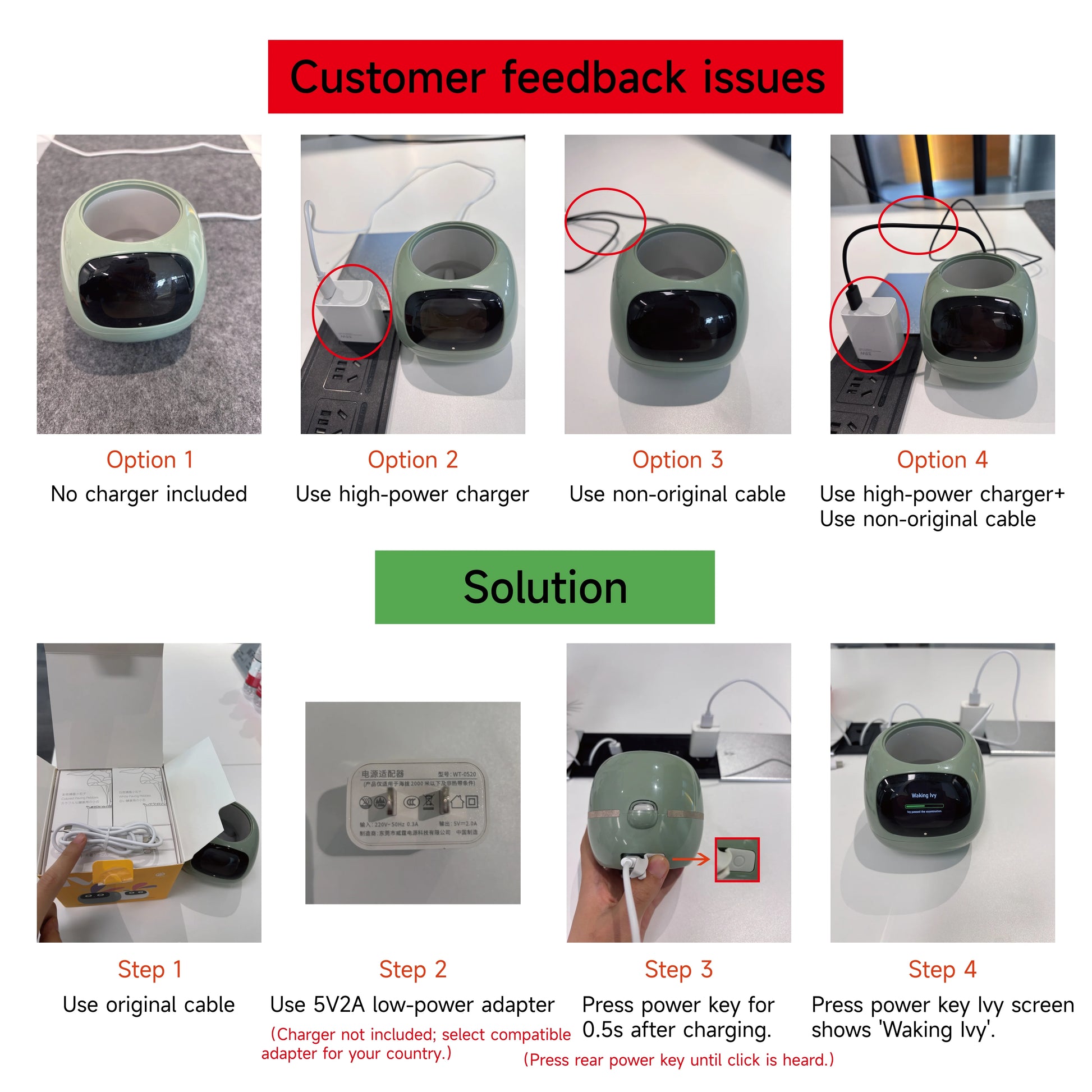 Maceta inteligente con expresiones interactivas Gadget para plantas con IA y sensores