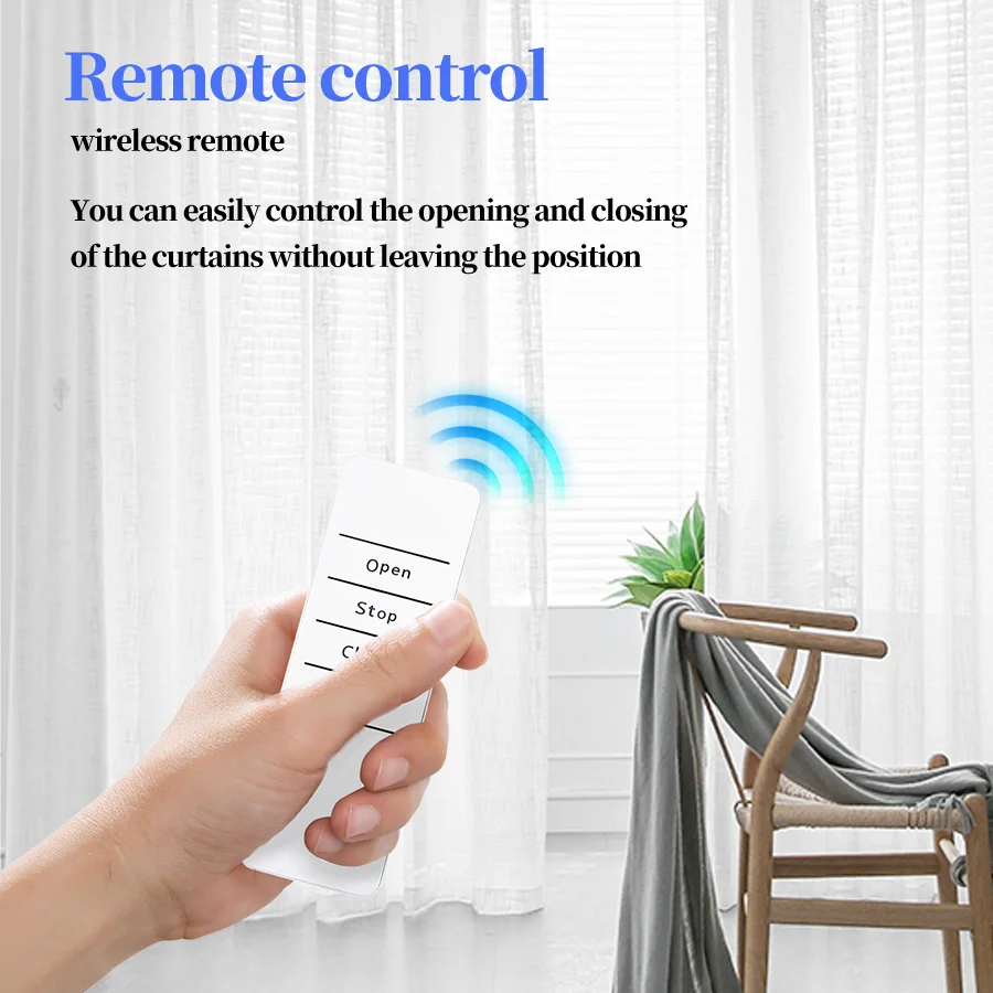 Robot de cortinas inteligente con control remoto