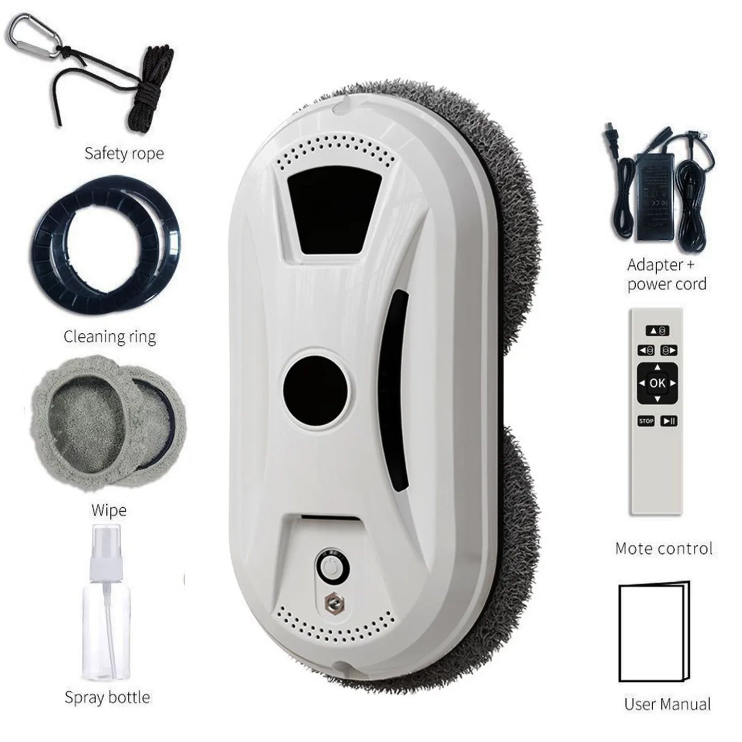 Robot limpiacristales GlassBot con succión automática