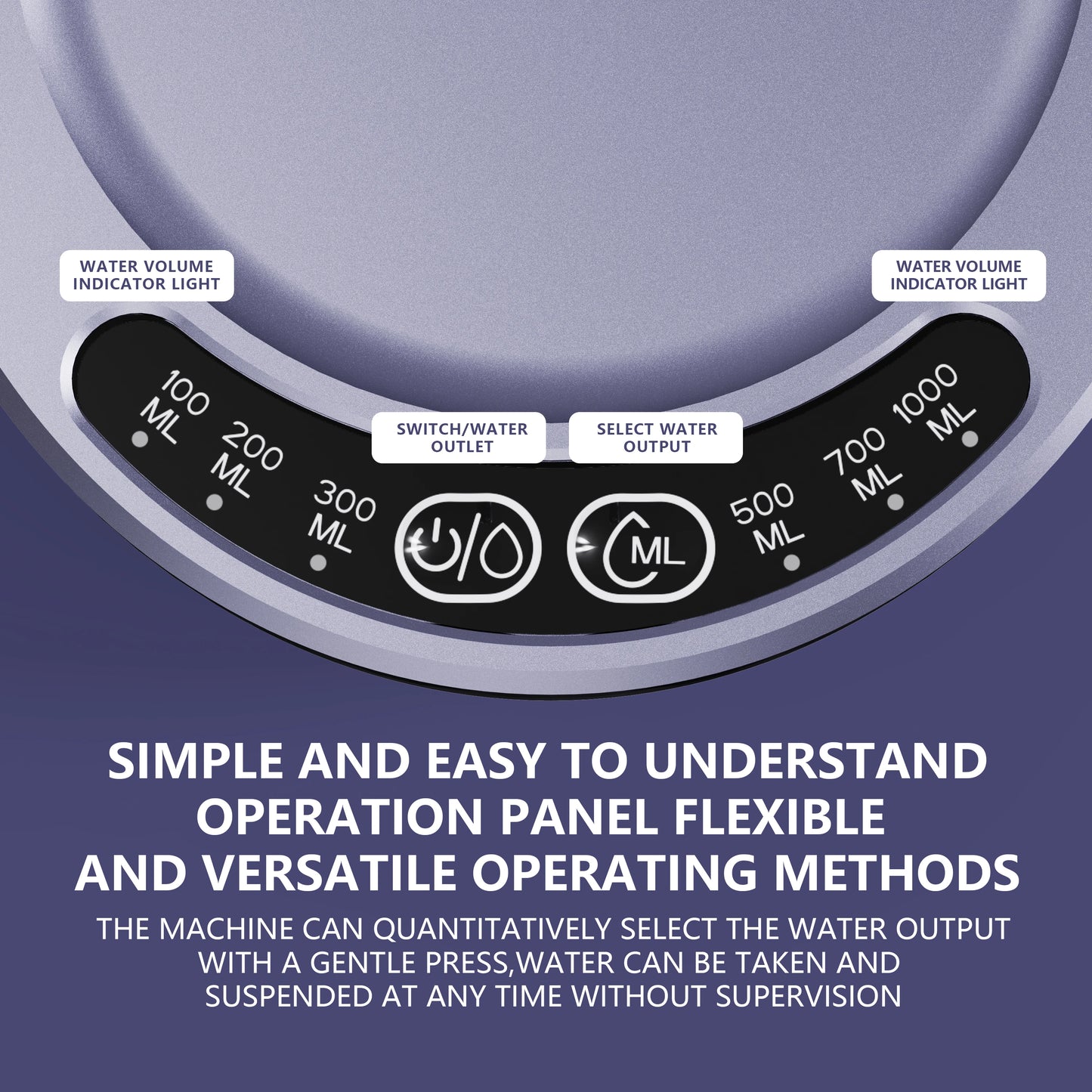 bomba de agua eléctrica de uso fácil, dos modos, cantidad automática o manual