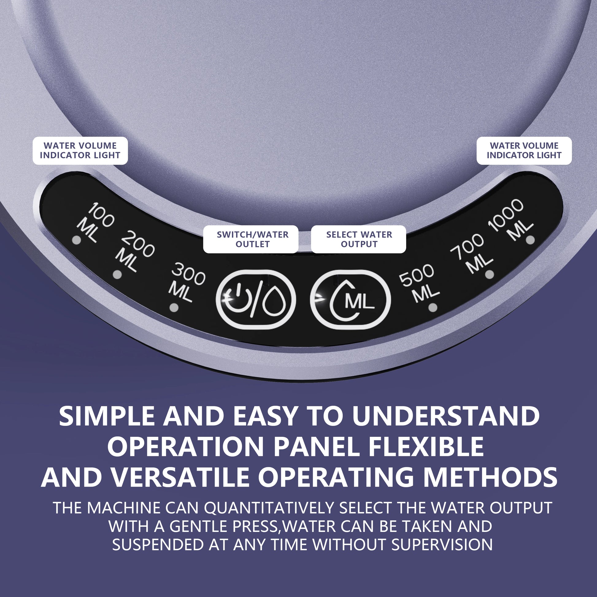 bomba de agua eléctrica de uso fácil, dos modos, cantidad automática o manual
