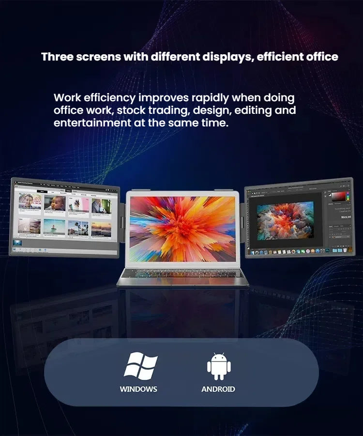 Monitor Dual Portátil 14”  – Pantalla Secundaria