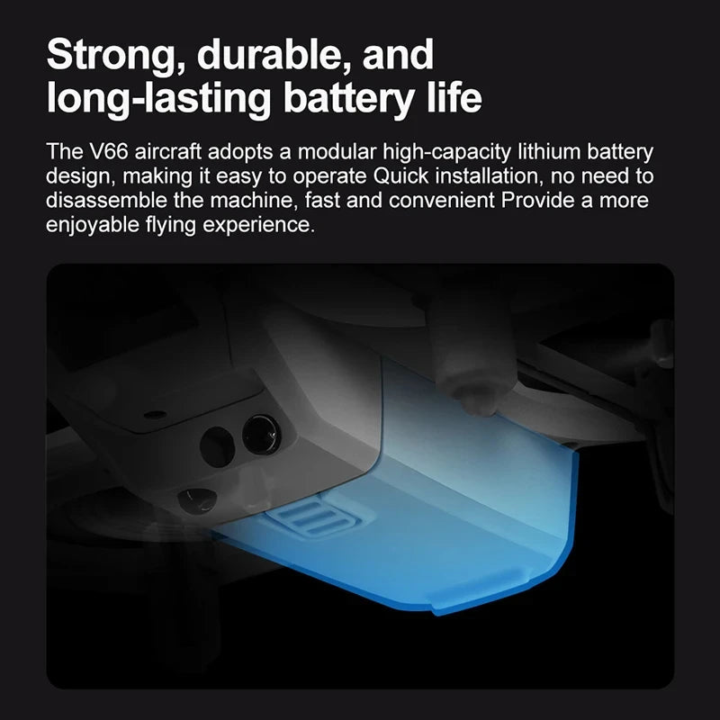 Mini Drone V66  Cámara HD 8K - detección de obstáculos