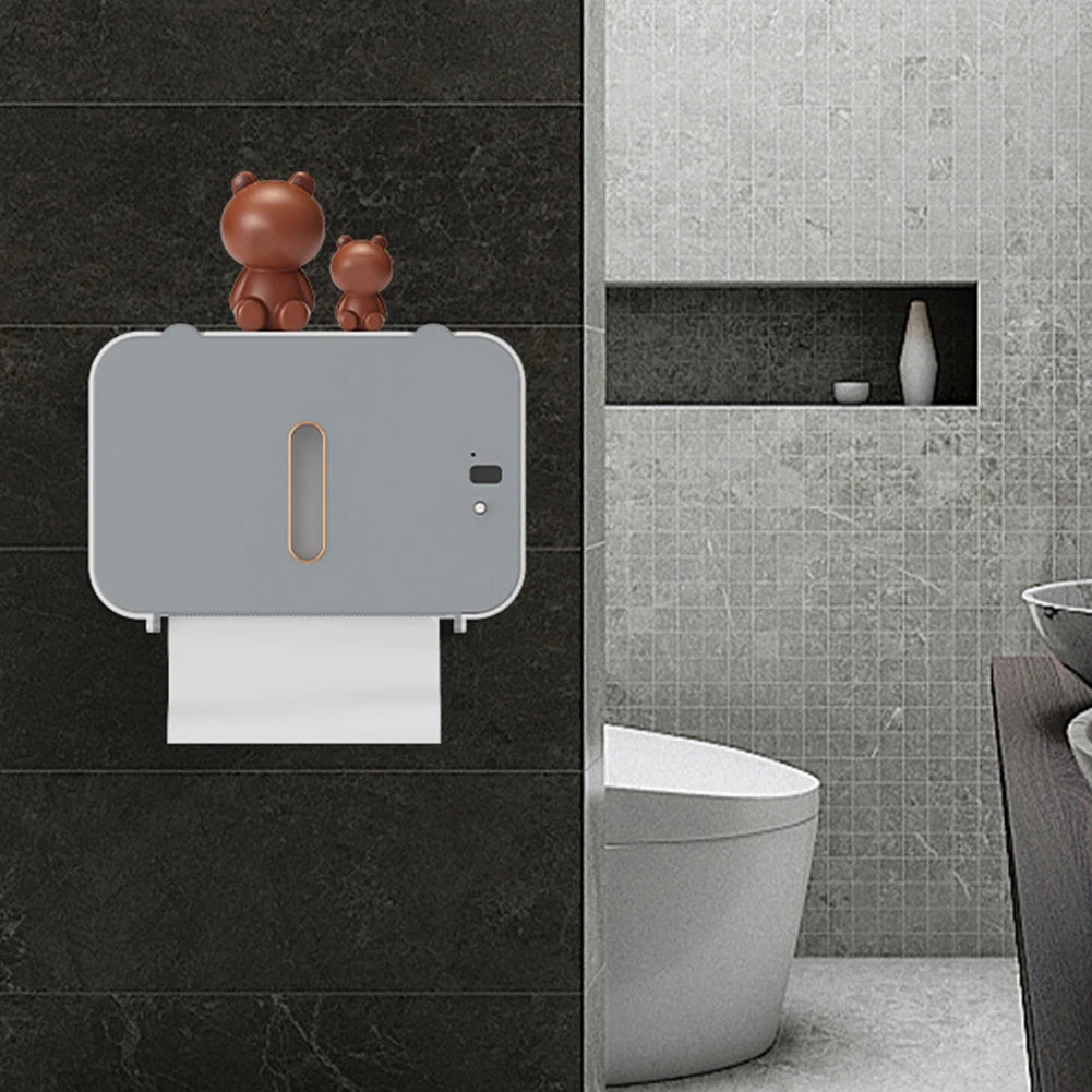 Soporte de Papel Higiénico Inteligente - Automático e Impermeable