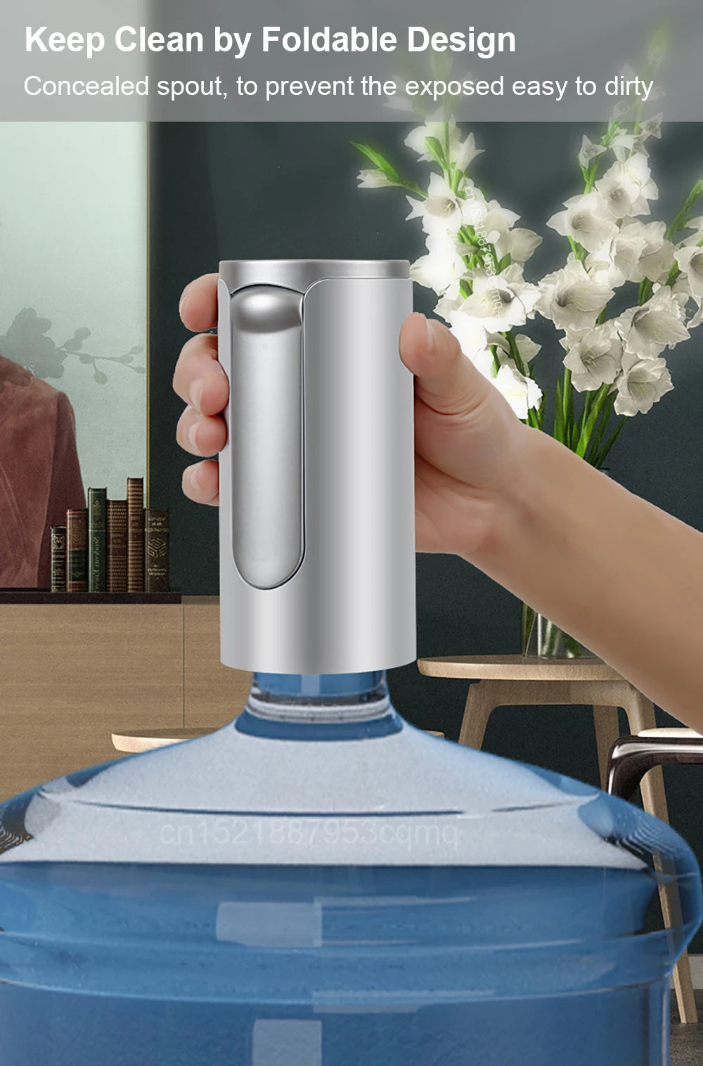 Dispensador eléctrico 2 en 1 plegable