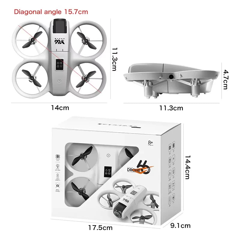 Mini Drone V66  Cámara HD 8K - detección de obstáculos