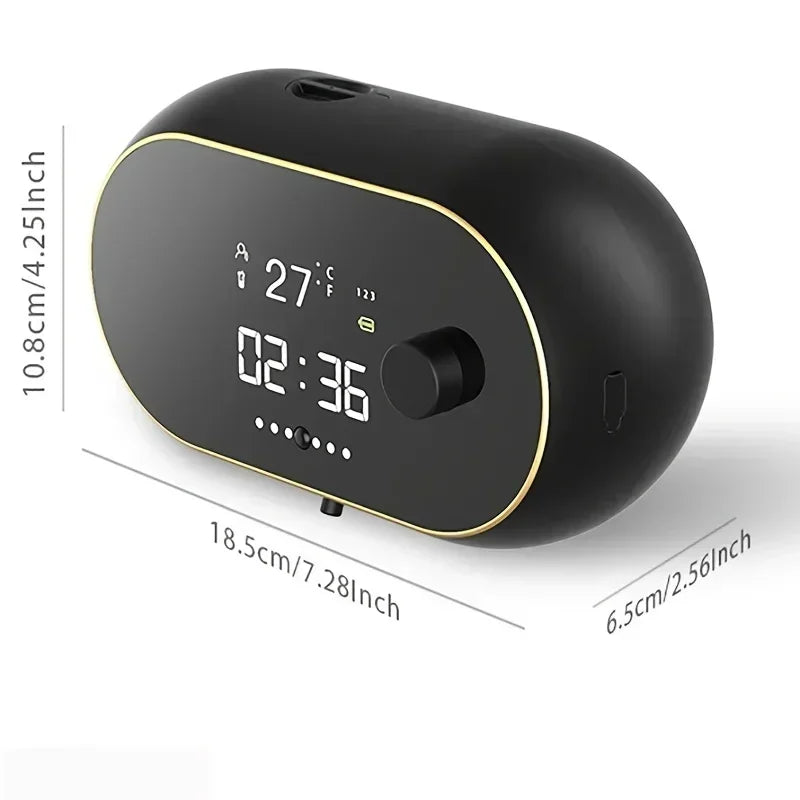 Dispensador automático de jabón, medidas 10'8x18'5x6'5