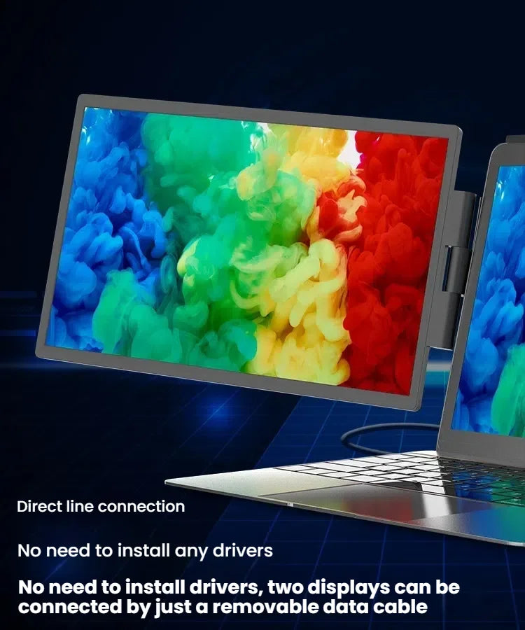 Monitor Dual Portátil 14”  – Pantalla Secundaria