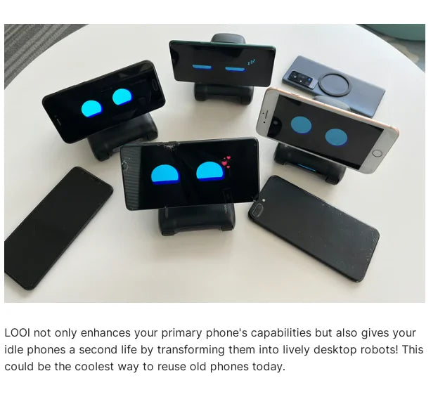 LOOI Robot Soporte de Teléfono Inteligente con ChatGPT