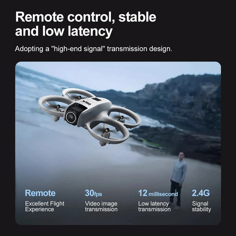 Mini Drone V66  Cámara HD 8K - detección de obstáculos