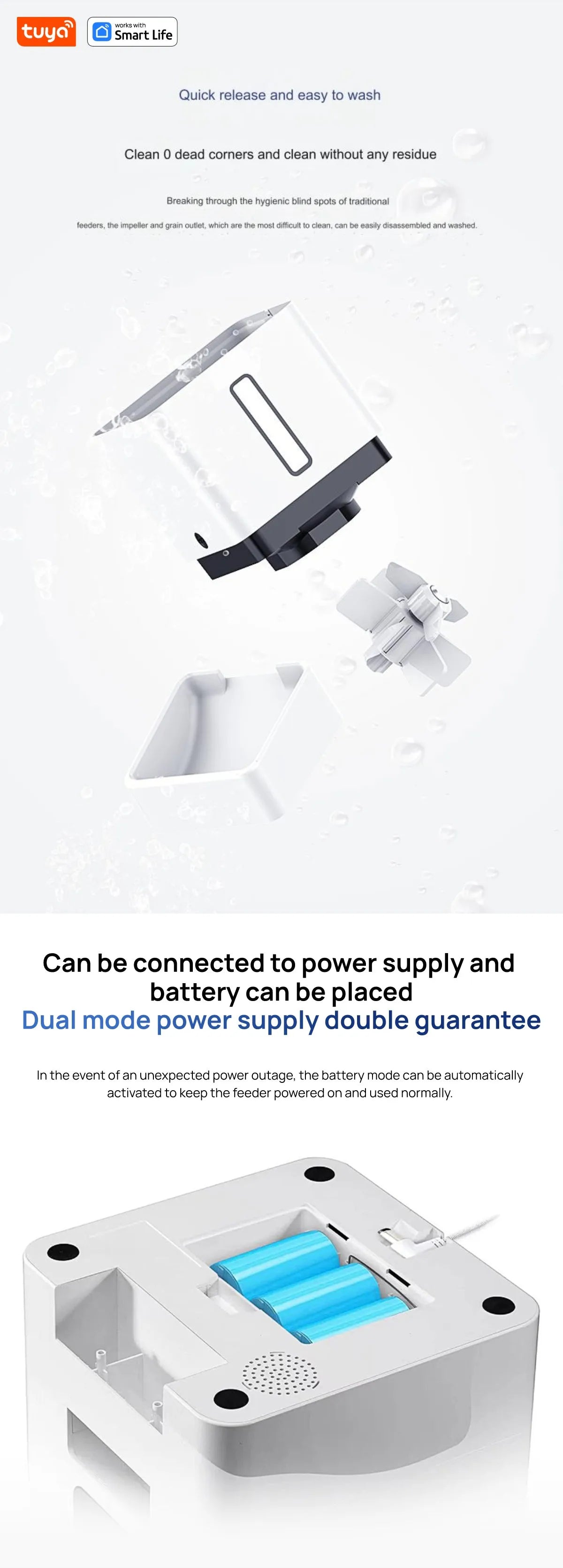 Dispensador inteligente de comida 8L - cámara HD y app