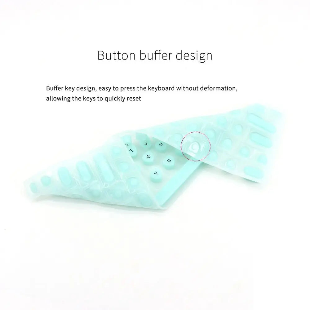 Cubierta de teclado de silicona flexible y lavable NailKeys