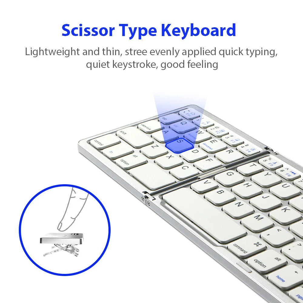 teclado portátil con touchpad integrado