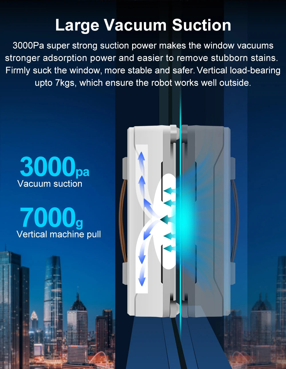Robot limpiacristales inteligente - Pulverizador de agua