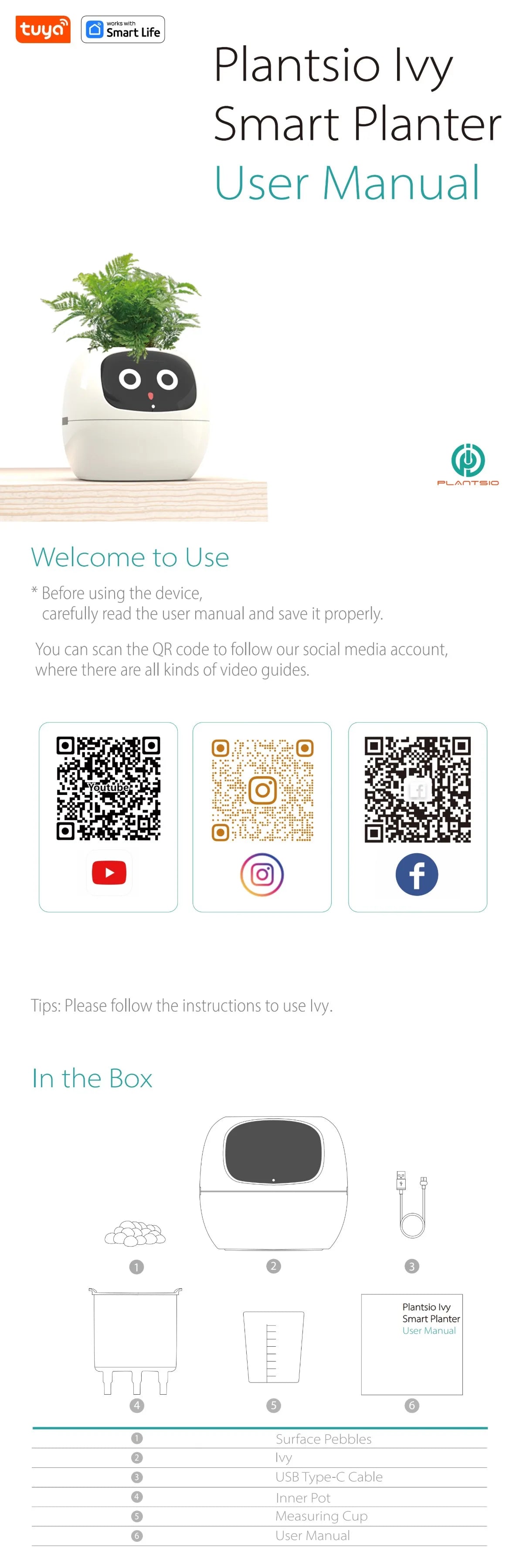 Maceta inteligente con pantalla - IA