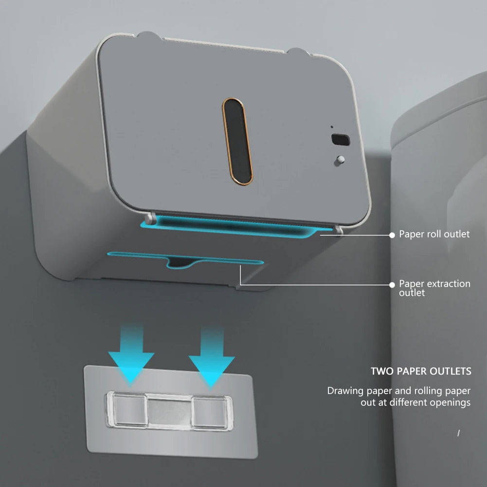 Soporte de Papel Higiénico Inteligente - Automático e Impermeable