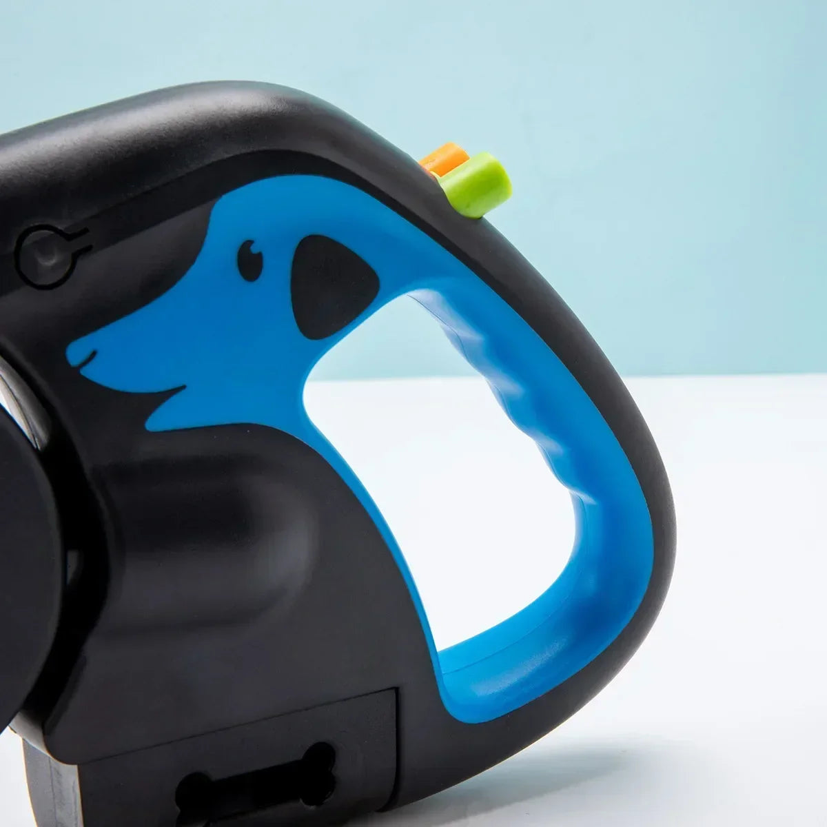 Correa Retráctil Doble para Perros - Linterna y Caja de Bolsas