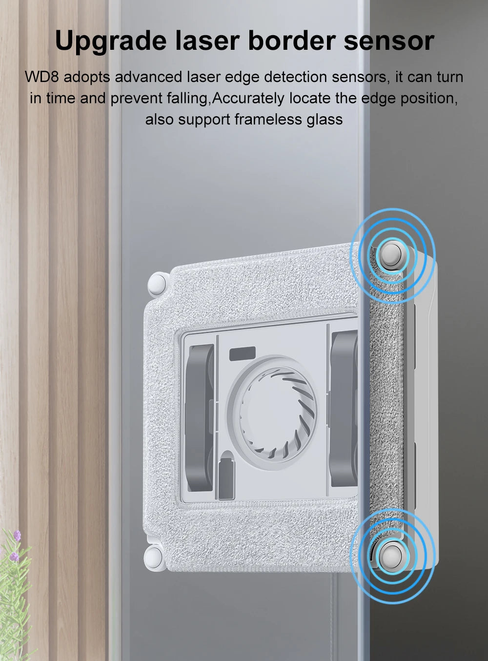 Robot limpiacristales inteligente - Pulverizador de agua