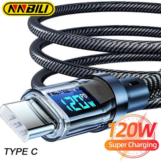 Cable de carga rápida 120W