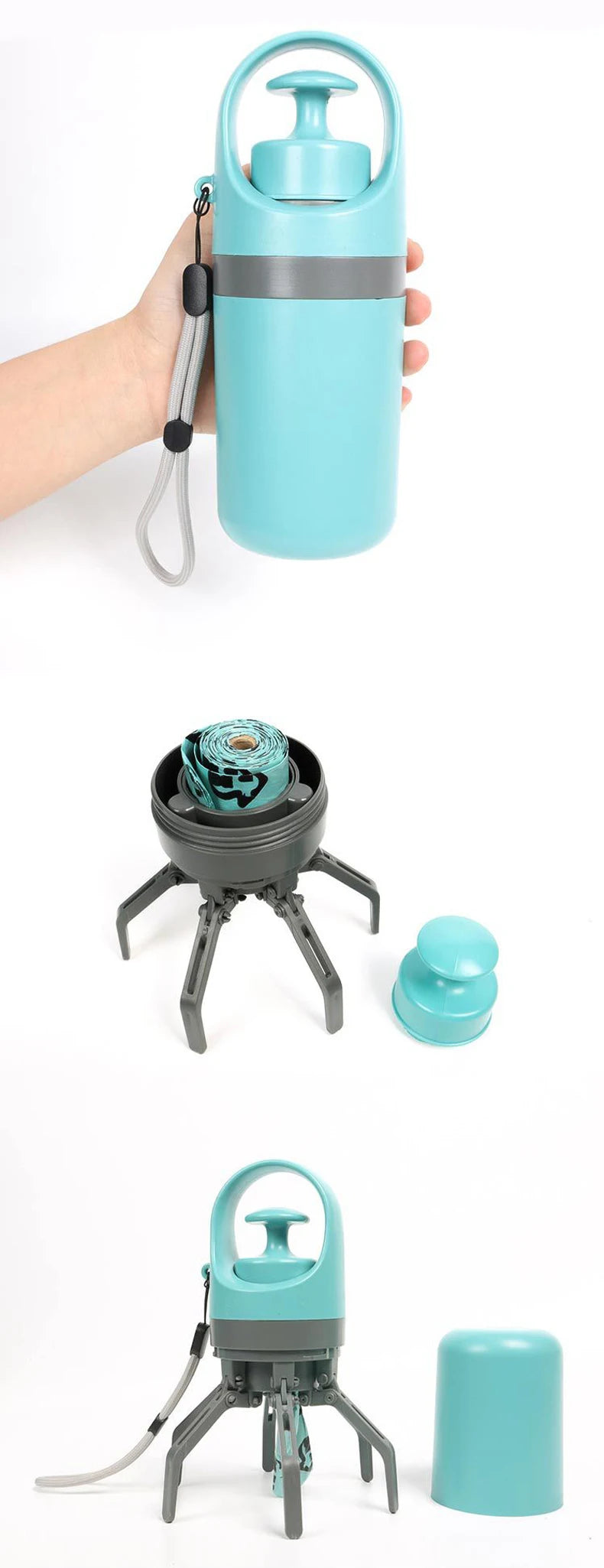 Recogedor de desechos - Portátil e higiénico