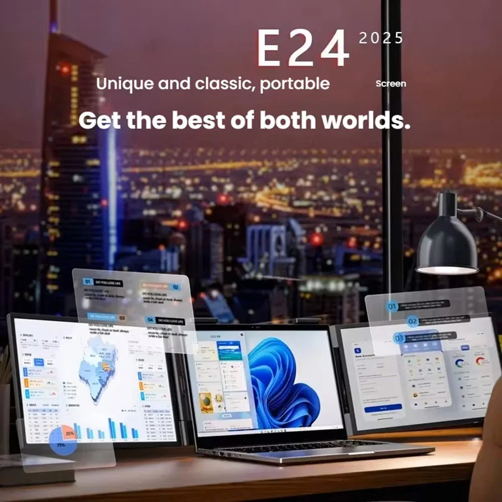 Monitor Dual Portátil 14”  – Pantalla Secundaria