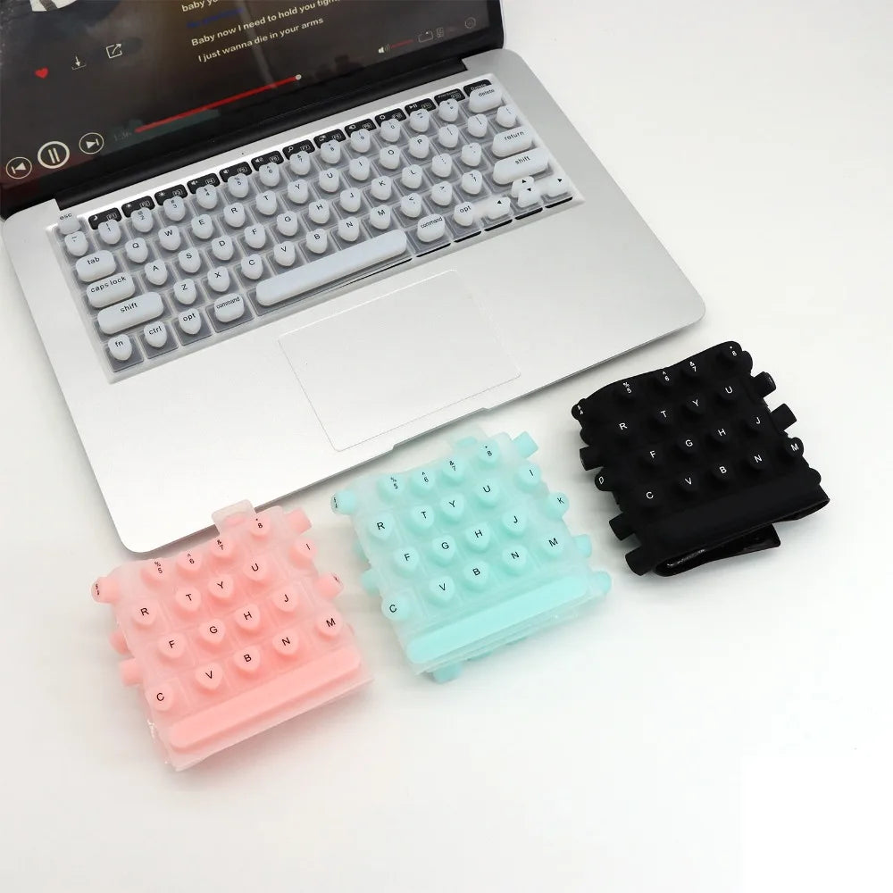 Protector de teclado glamuroso en varios colores NailKeys CoutureGlam Edition