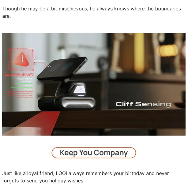 LOOI Robot Soporte de Teléfono Inteligente con ChatGPT