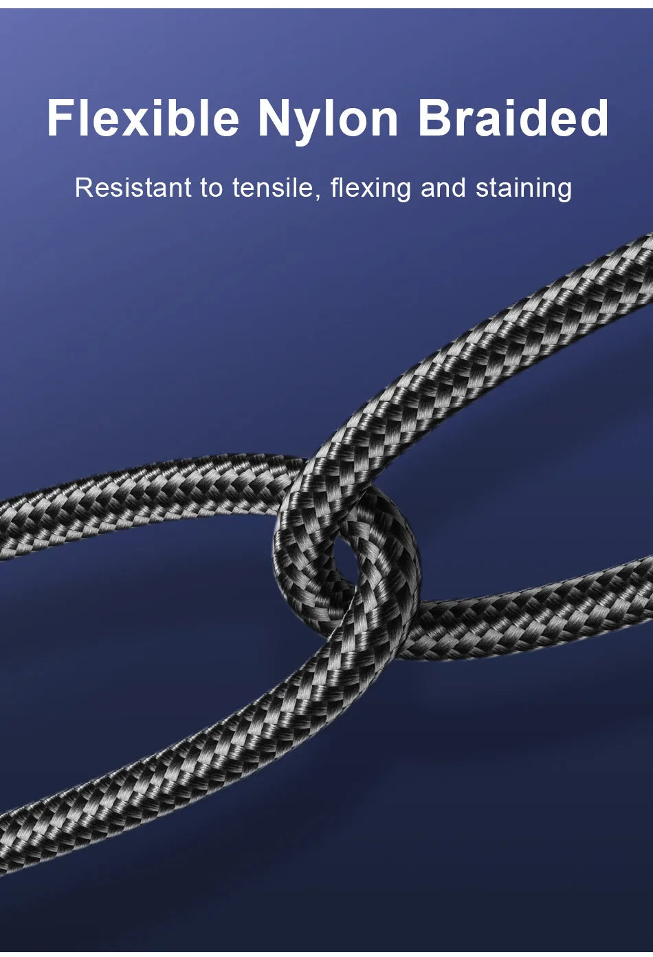 Cable magnético giratorio 5A 480 Mbps Datos