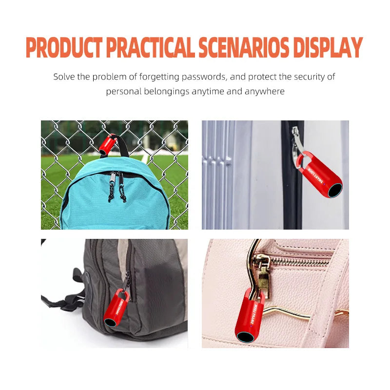 Candado inteligente con huella digital - recargable y app