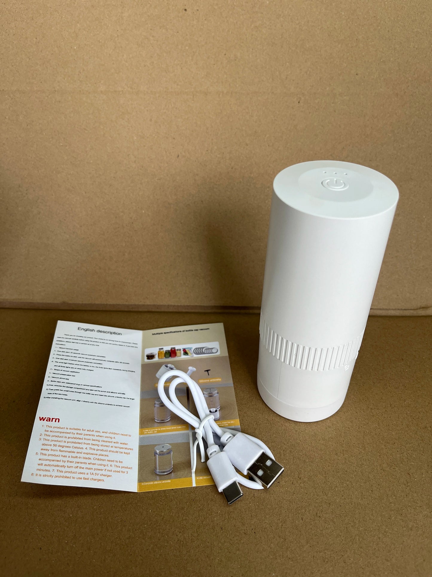 Sellador al vacío portátil - Recargable USB