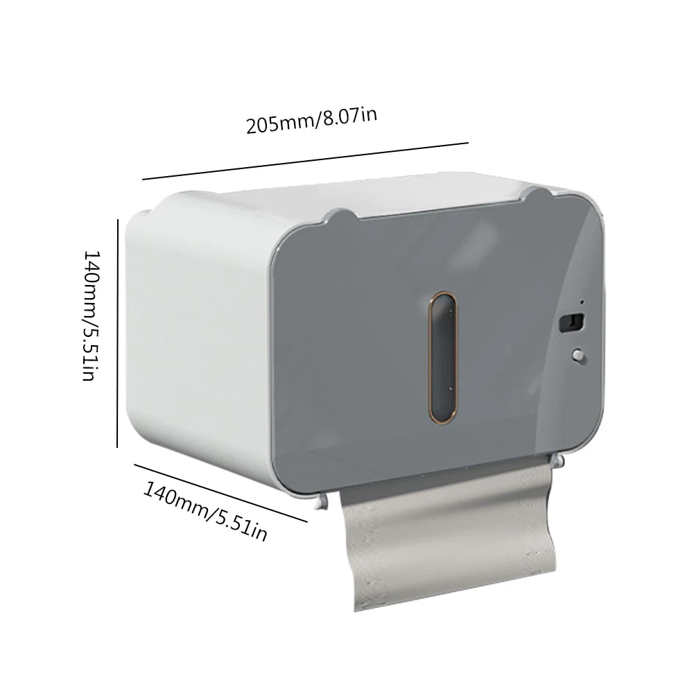 Soporte de papel higiénico inteligente con sensor automático