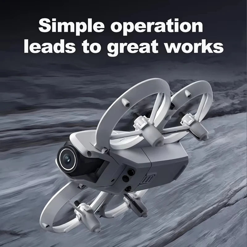 V66 Mini Drone con cámara HD 8K en vuelo