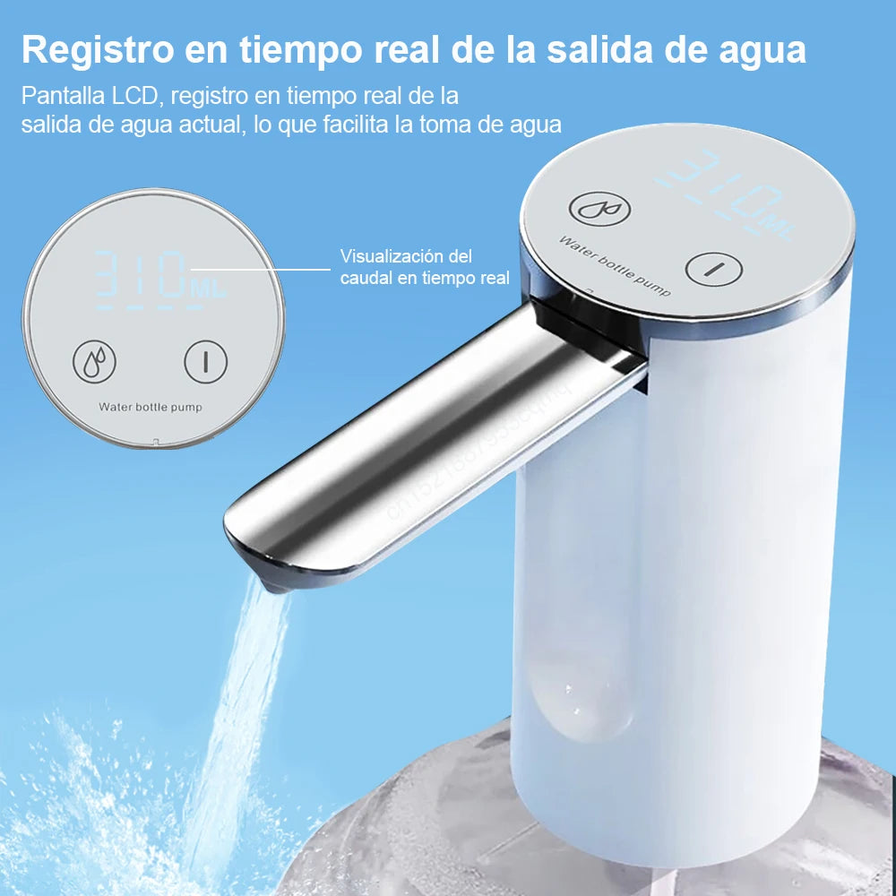 grifo automático de agua USB portátil 2 en 1  