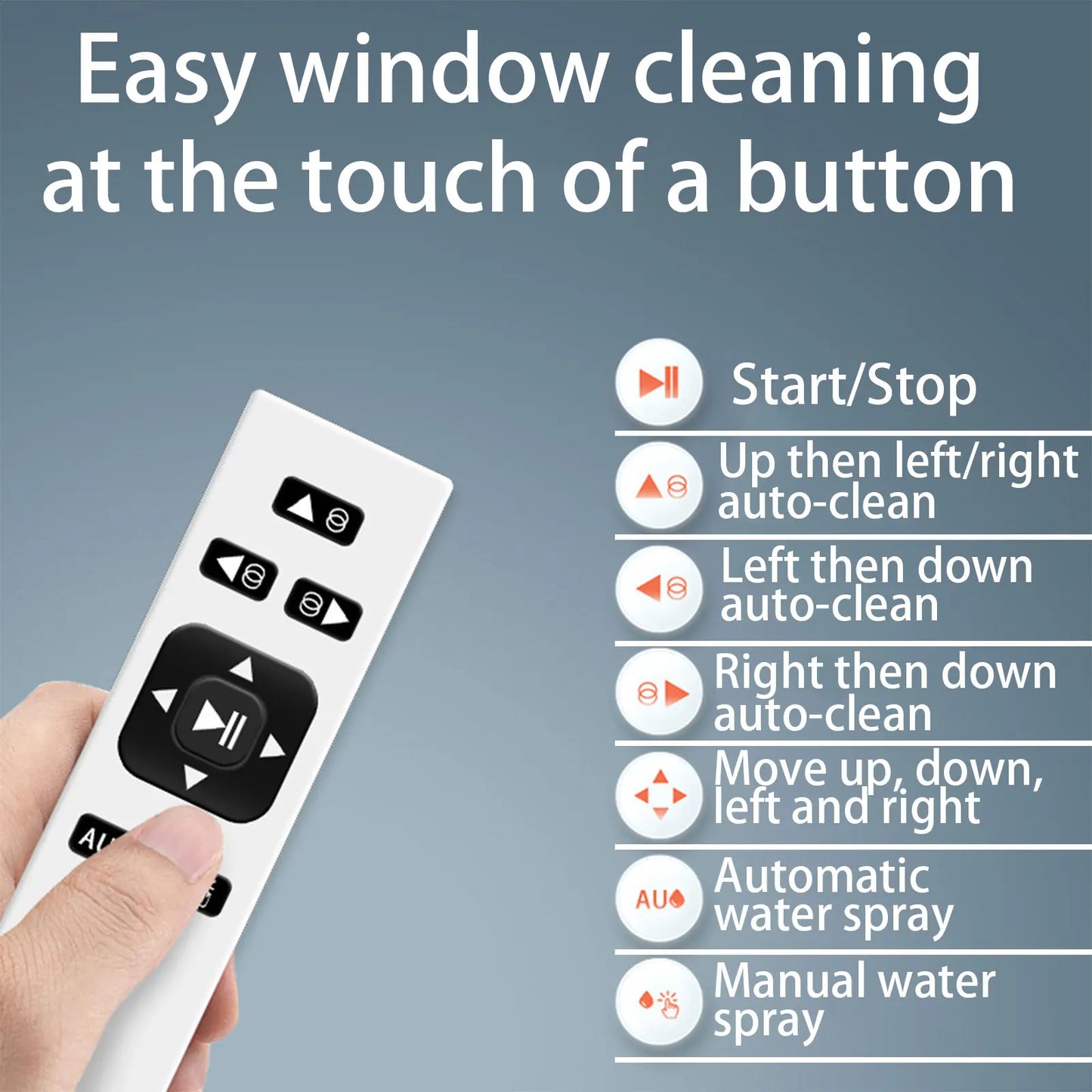 Robot limpiacristales GlassBot con succión automática control remoto