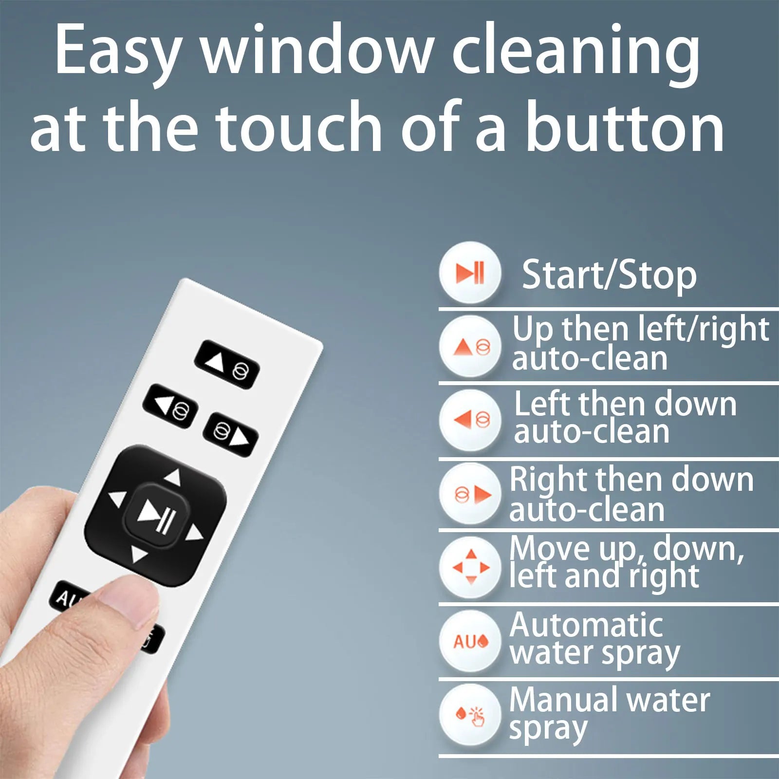 Robot limpiacristales GlassBot con succión automática control remoto