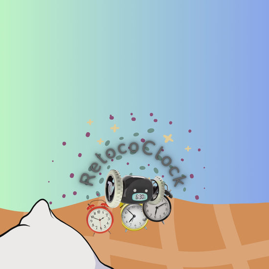 Relococlock despertador con ruedas