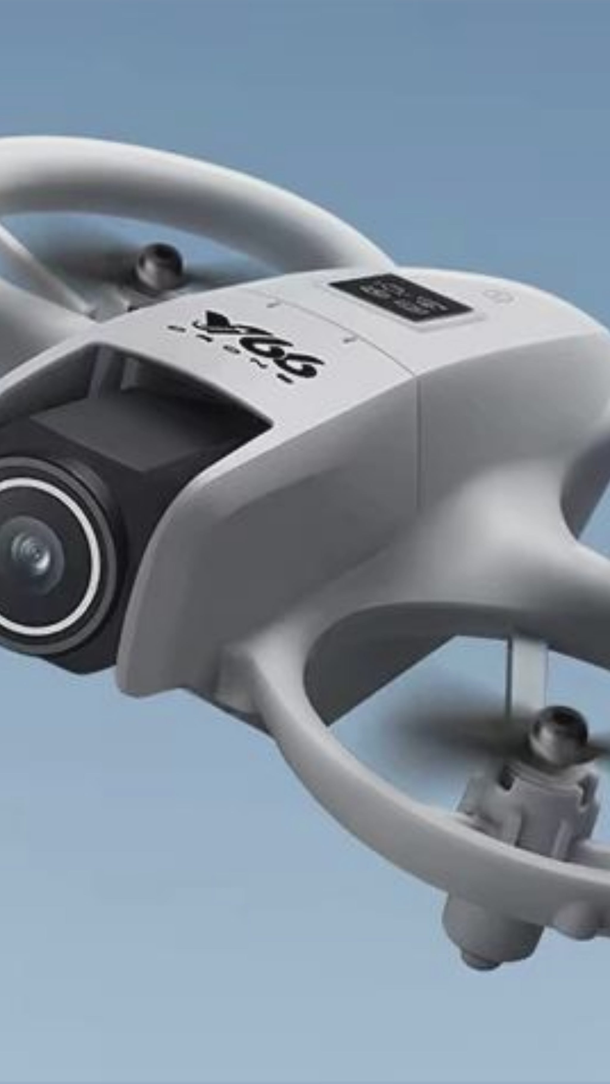 V66 Mini Drone con cámara HD 8K en vuelo