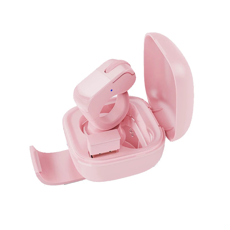 ratón con forma de anillo rosa